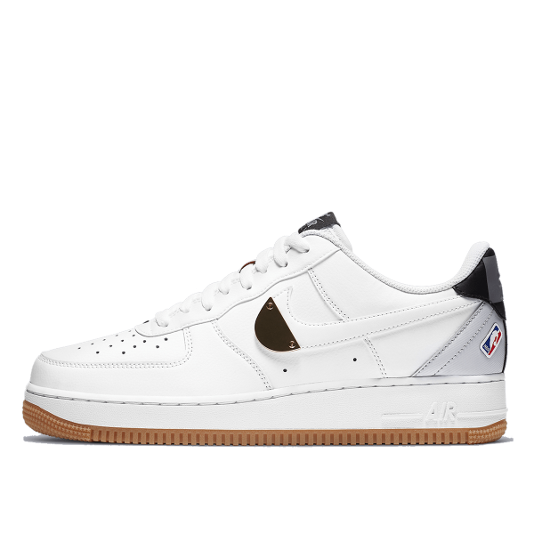 Nike Air Force 1 Low NBA White Grey Gum (2020) (CT2298-100)