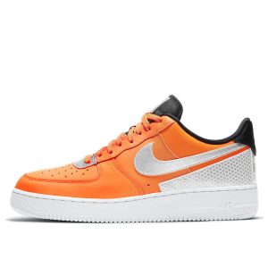 Nike x 3M Air Force 1 Orange Metallic (2020) (CT2299-800)