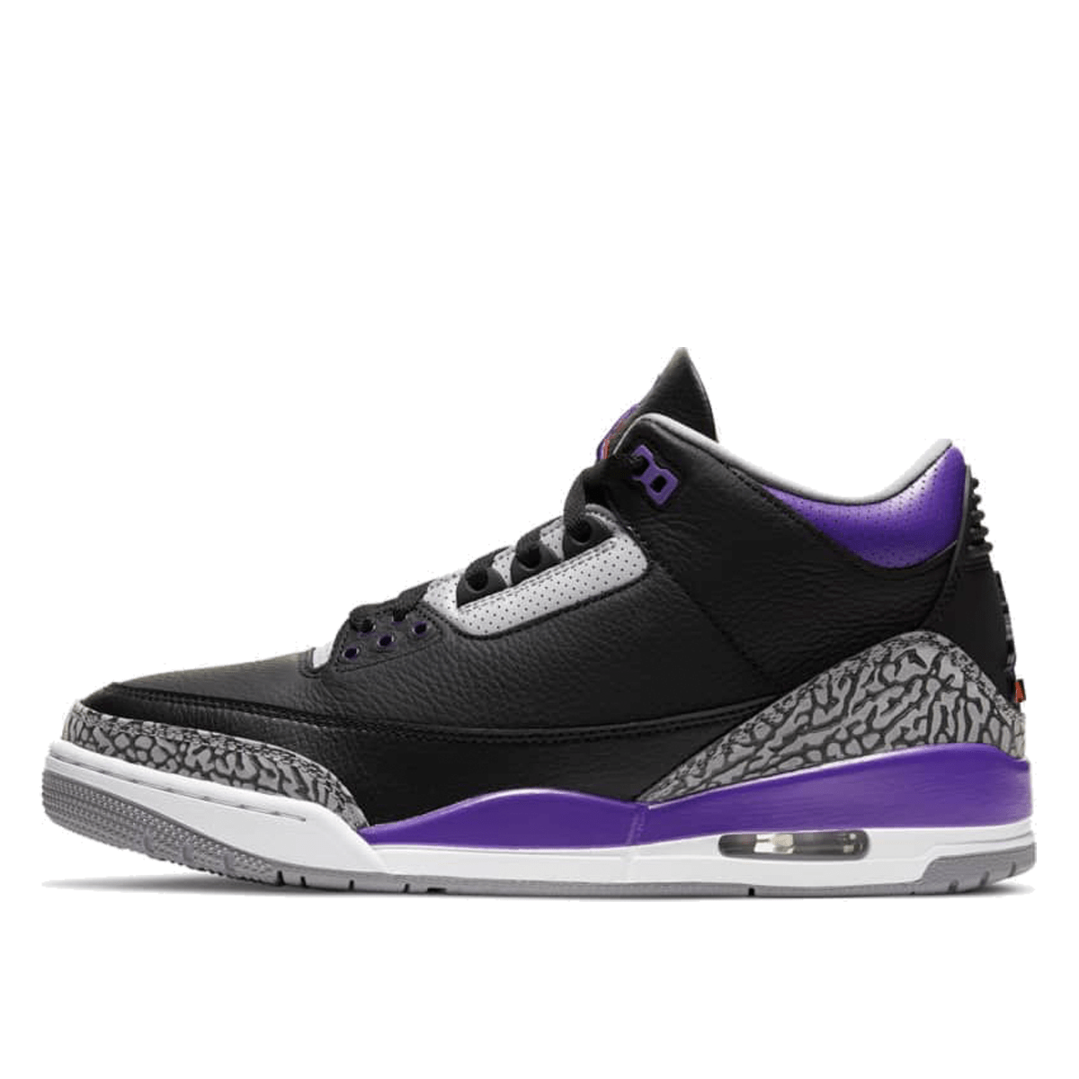 jordan 3 retro black court purple
