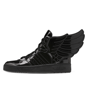 Adidas Jeremy Scott JS Wings 2.0 'Black Patent' (Q23668)