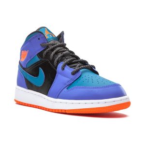 Air Jordan 1 Mid Racer Blue (GS) (2020) (554725-440)