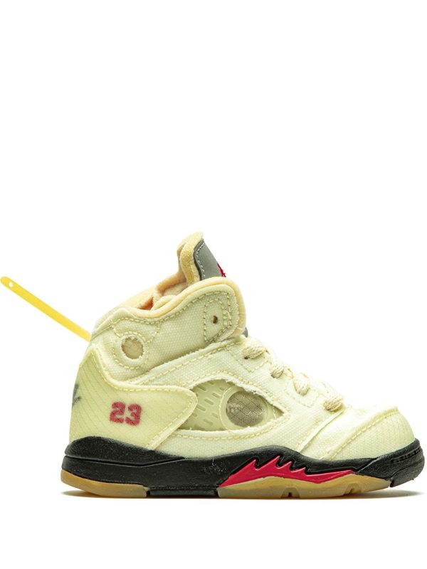 Air Jordan 5 Retro Off-White Sail (TD) (2020) (CV4828-100)