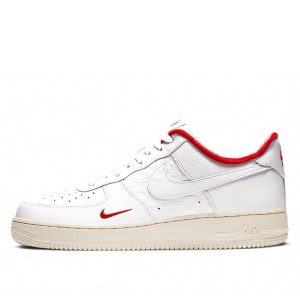 Nike x Kith Air Force 1 White University Red (2020) (CZ7926-100)