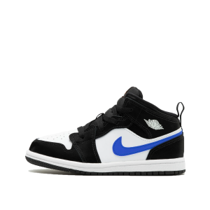 Air Jordan 1 Mid Black Racer Blue White (PS) (2020) (640734-084)