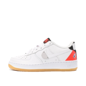 Nike Air Force 1 LV8 NBA Pack White Red (GS) (2020) (CT3842-101)