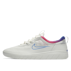 Nike SB Nyjah Free 2 Summit White Pink Blast Racer Blue (2020) (CU9220-100)