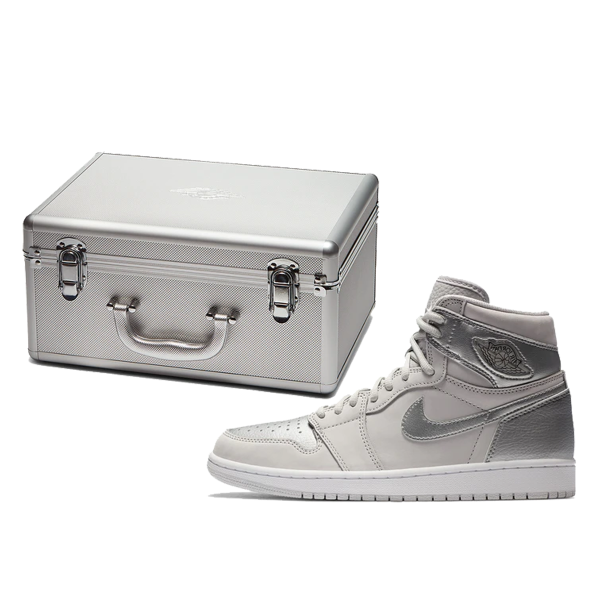 Air Jordan 1 Retro High  CO.JP 'Metallic Silver' (Suitcase) (2020) (DA0382-029)