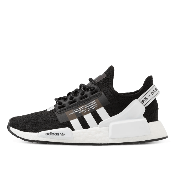 Adidas NMD R1 V2 Black White (2019) (FV9021)