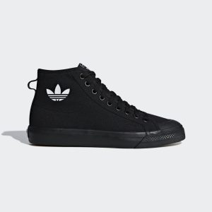 Adidas Nizza Hi (B41651) черного цвета