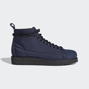 Ботинки adidas Originals Superstar Boot W (H05133) синего цвета