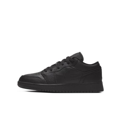 air jordan 1 low black junior