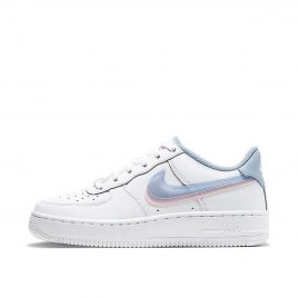 Nike Nike Air Force 1 Low LV8 Double Swoosh Light Armory Blue (GS) (2021) (CW1574-100)