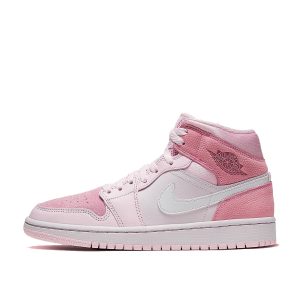 Air Jordan Air Jordan Womens Nike AJ I 1 Mid 'Digital Pink' (2020) (CW5379-600)