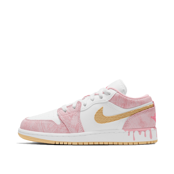 Air Jordan Air Jordan 1 Low Paint Drip (GS) (2021) (CW7104-601)