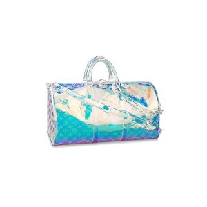 Luxury Luxury x Virgil Abloh Iridescent Prism Bandouliere 50 Keepall Bag (2019) (M53271)