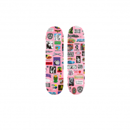 Supreme Supreme Stickers Skateboard Pink - 8.25" x 32.25" (SS21) (SSS21)