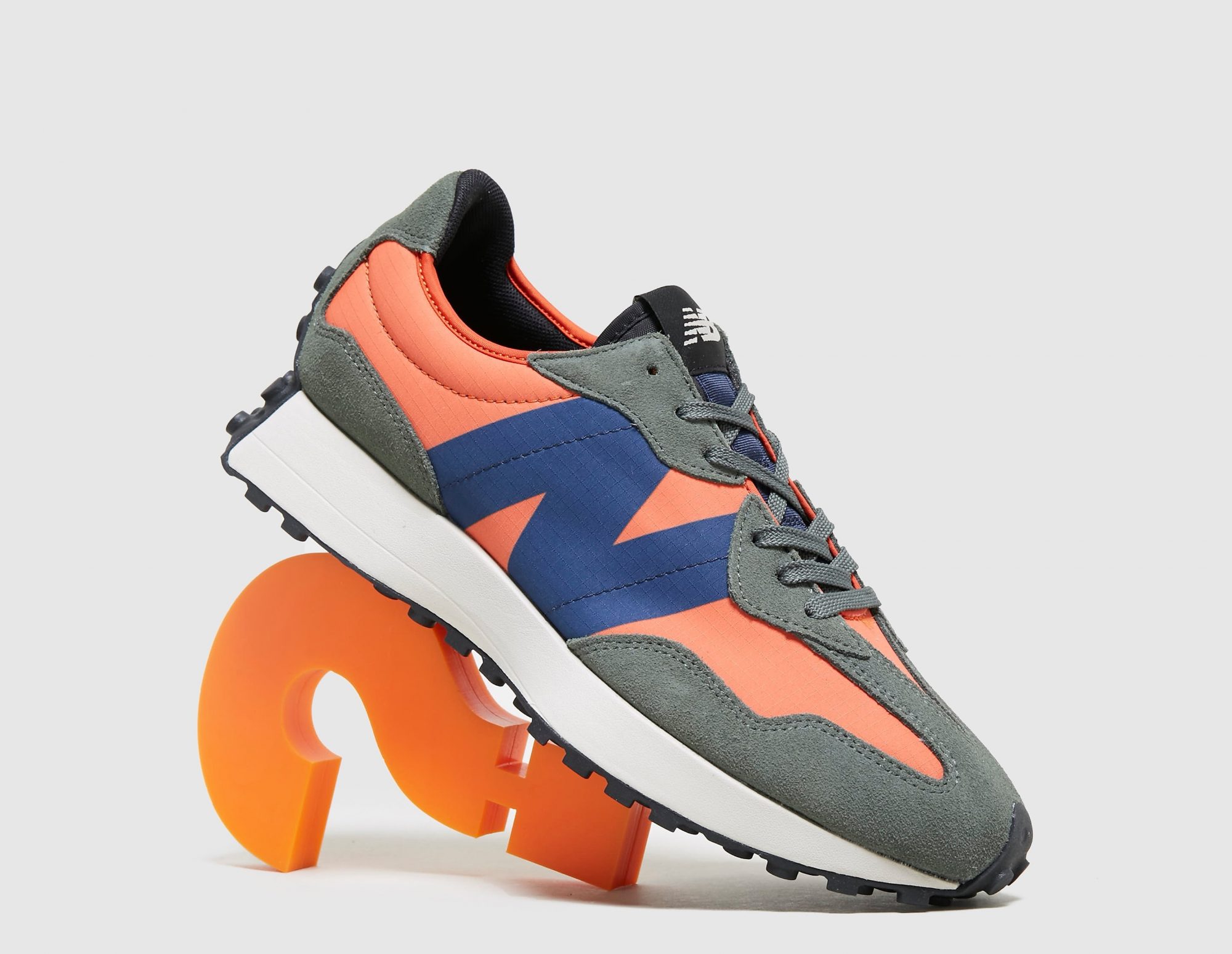 new balance 327 green orange