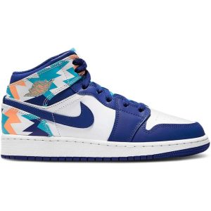 Air Jordan 1 Mid Geometric GS (555112-105)