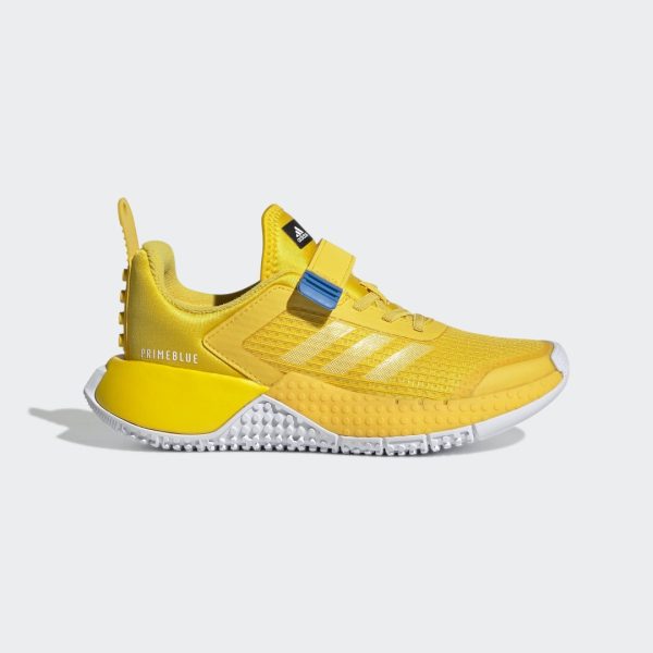 Кроссовки adidas Lego Sport El K (FZ5442) желтого цвета