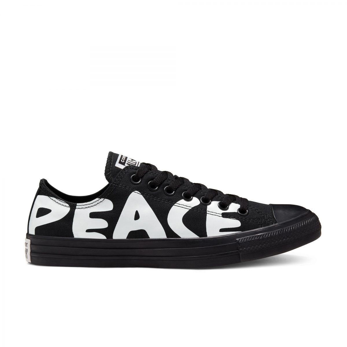 converse comme des garcons low white