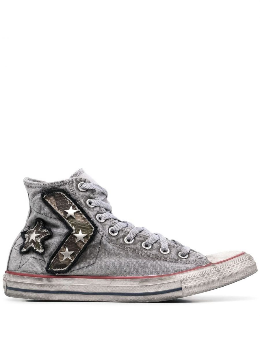 camo patchwork chuck taylor all star high top