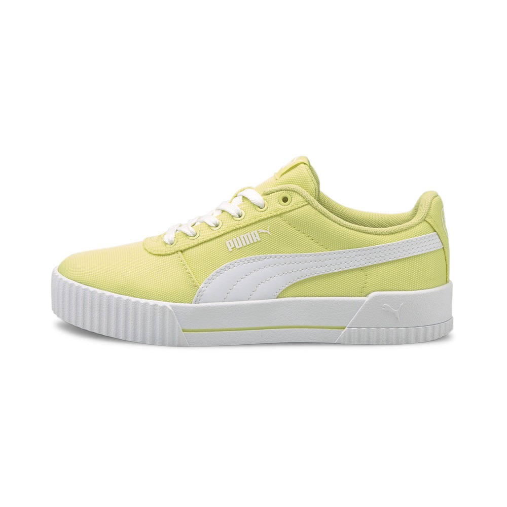 puma carina canvas trainers ladies