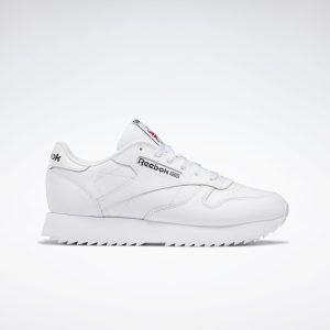 Кроссовки Reebok Cl Lthr Ripple (GX5092) белого цвета