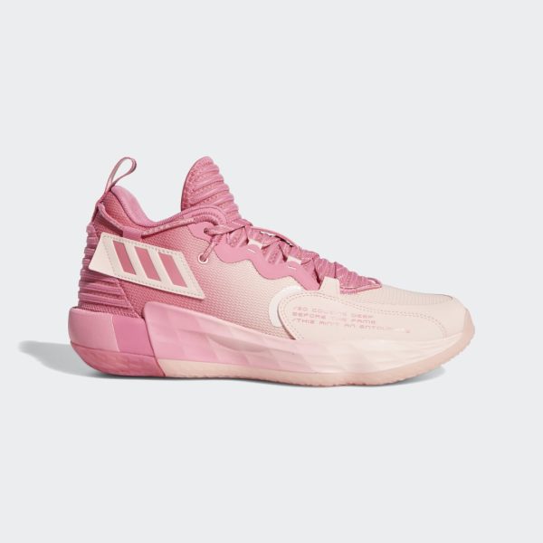 Кроссовки adidas Dame 7 Extply (H68605) розового цвета
