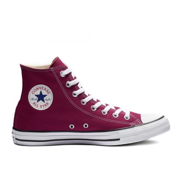 Кеды Converse All Star Hii Maroon (M9613C) бордового цвета