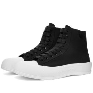 Alexander McQueen Canvas High Top Sneaker (667816W4MV7-1070)