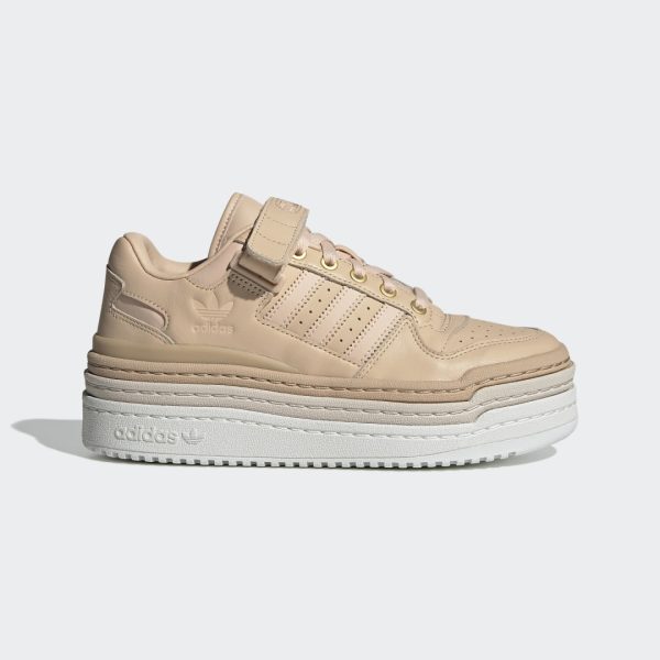 Adidas Triple Platforum Lo (H05052) бежевого цвета