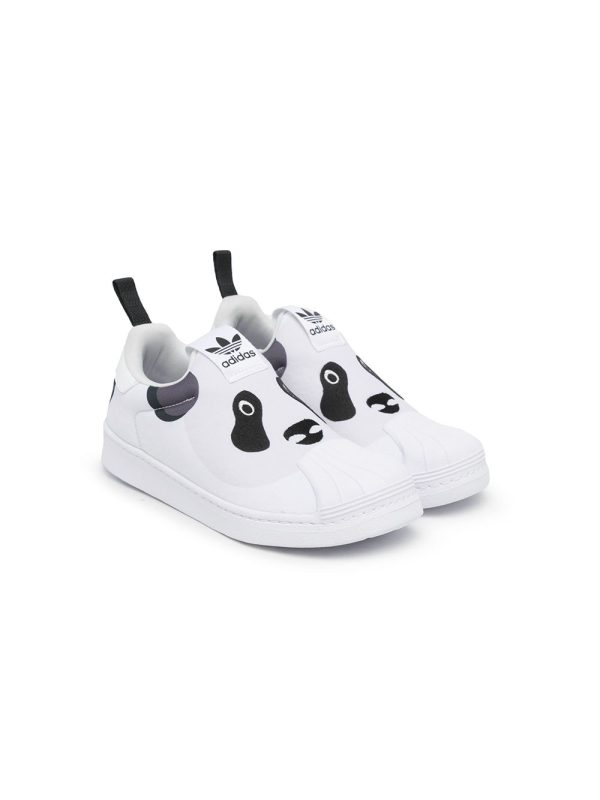 adidas Kids panda Superstar trainers (Q46317)