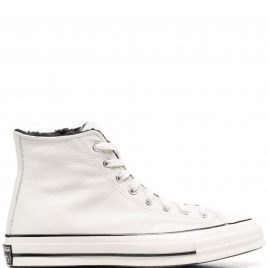 shearling platform converse