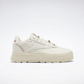 Кеды Reebok Club C Double Geo (GX8765) белого цвета
