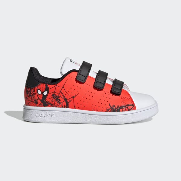 Кеды adidas Advantage Spider-man Cf C (GZ0651) красного цвета