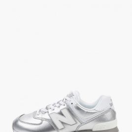 Кроссовки New Balance 574 (WL574LA2) серебрянного цвета