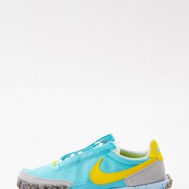 Кроссовки Nike Nike Waffle Racer Crater (CT1983) голубого цвета