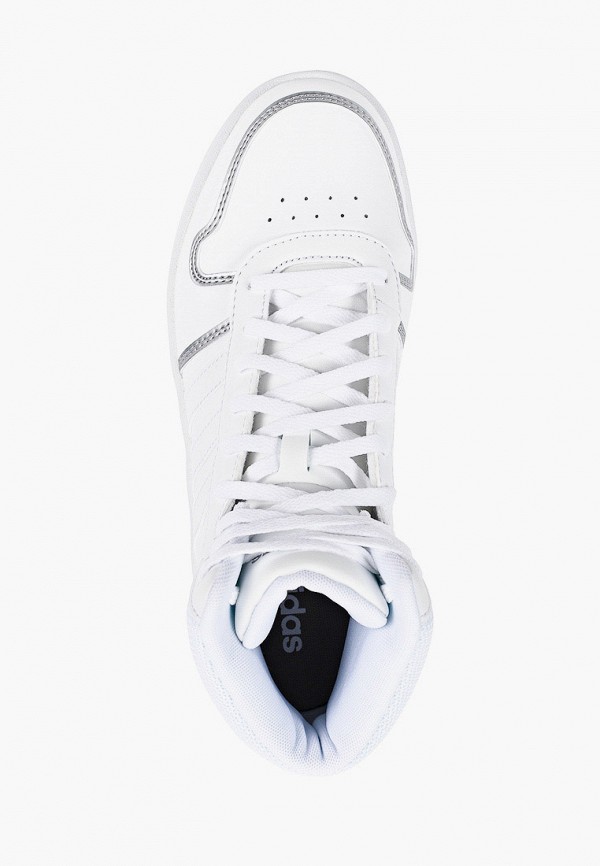 Adidas Hoops 2.0 Mid (FY6023) белого цвета