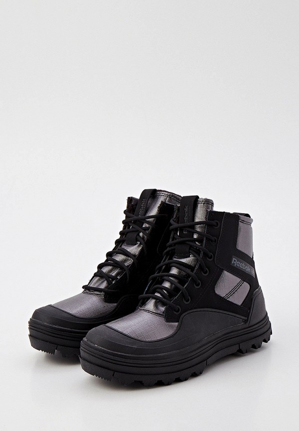 Ботинки Reebok Club C Cleated Mid (GX3764) серого цвета