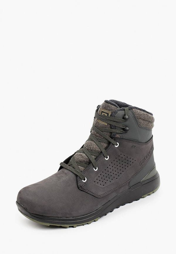 Ботинки Salomon Utility Winter Cs Wp (L41445500) черного цвета