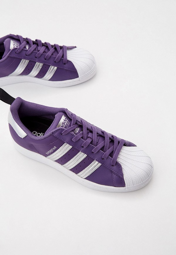 Кеды adidas Originals Superstar W (FV3631) фиолетового цвета