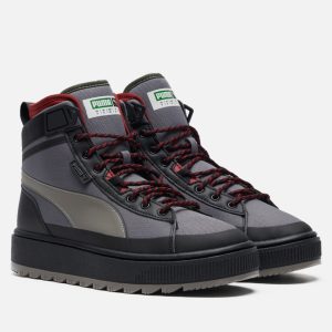Puma Suede Winter Mid (380708-02) серого цвета