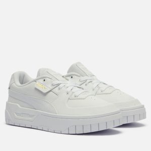 Puma Cali Dream Leather (383157-01) белого цвета