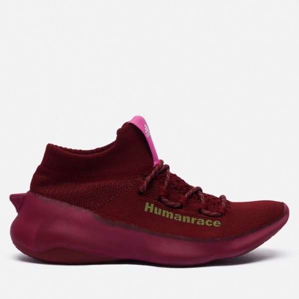 adidas Originals X Pharrell Williams Human Race Sichona (GW4879) бордового цвета