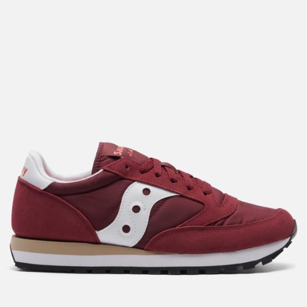 Saucony Jazz Original (S2044-636) бордового цвета