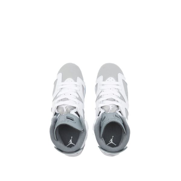 Air Jordan Men's 6 Retro GS (384665-100) белого цвета