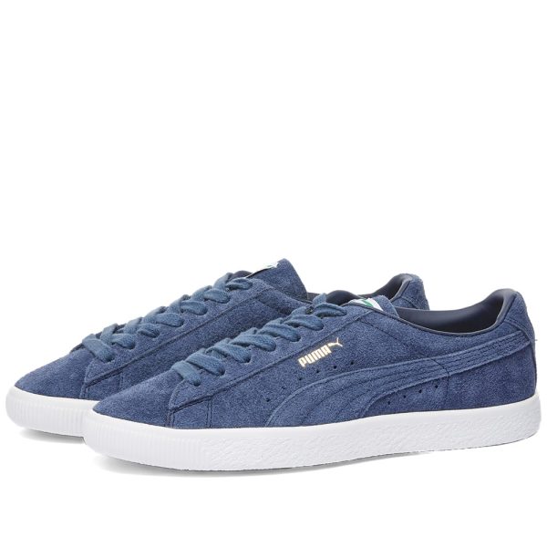 Puma Men's Suede VTG Hairy Suede (385698-02) белого цвета