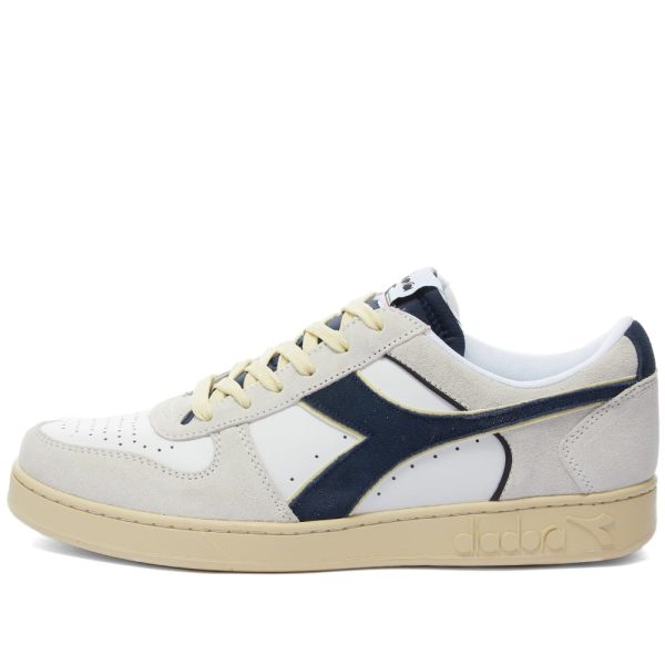 Diadora Men's Magic Basket Low Suede Leather (501-178565-C0445) белого цвета