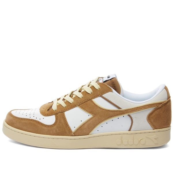 Diadora Men's Magic Basket Low Suede Leather (501-178565-C5798) белого цвета