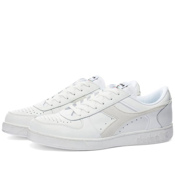 Diadora Men's Magic Basket Low Icona Leather (501-178568-C0657) белого цвета